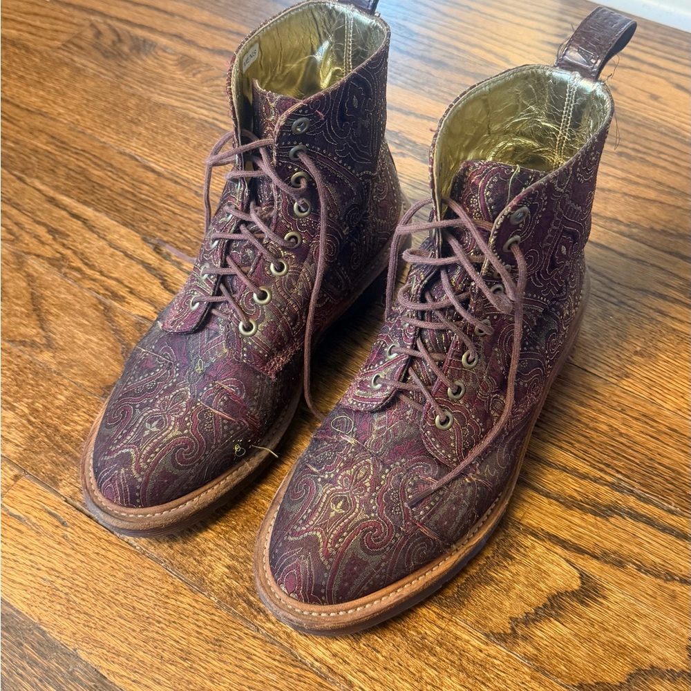 Dr. Martens 1460 Pascal Made in England — Paisley Brocade — UK 6 / US M 7 - Picture 2 of 8